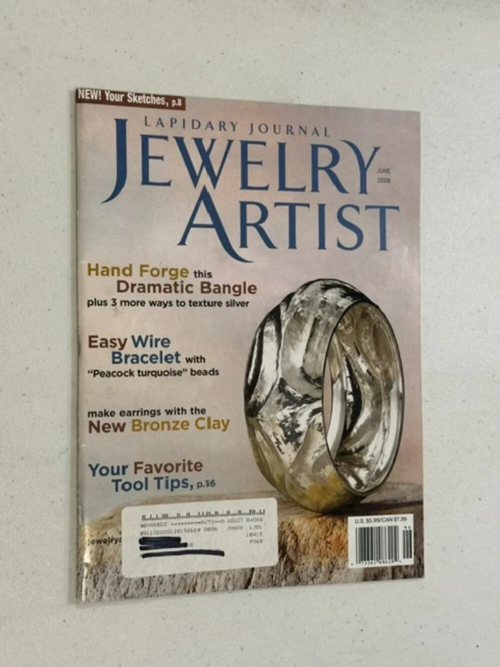 Lot of ELEVEN (11) Issues-Jewelry Artist Lapidary Journal 2008-2009